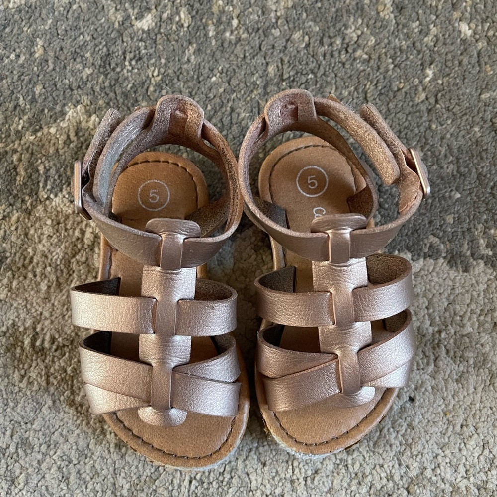 Cat & Jack Metallic Kids Sandals